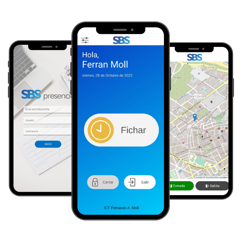 SBS ProPlus . Control de fichaje